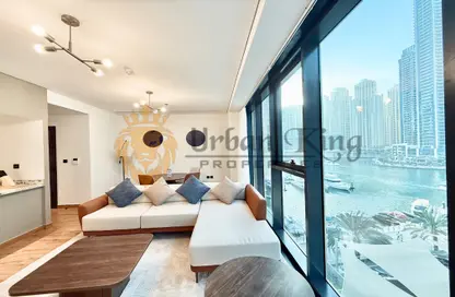 Apartment - 1 Bedroom - 2 Bathrooms for rent in Dubai Marina Moon - Dubai Marina - Dubai