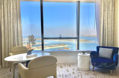 Apartment - Studio - 1 Bathroom for rent in The Palm Tower - Palm Jumeirah - Dubai