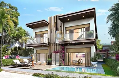 Townhouse - 5 Bedrooms - 6 Bathrooms for sale in Nice - Damac Lagoons - Dubai