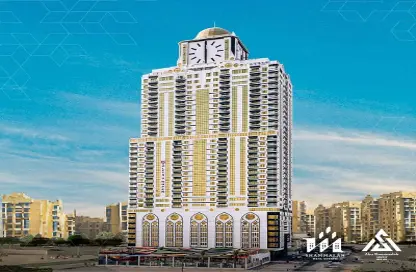 Apartment - 2 Bedrooms - 2 Bathrooms for sale in Jasmine Towers - Garden City - Ajman