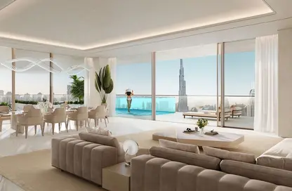 Apartment - 2 Bedrooms - 3 Bathrooms for sale in Fairmont Residences Solara Tower - Downtown Dubai - Dubai