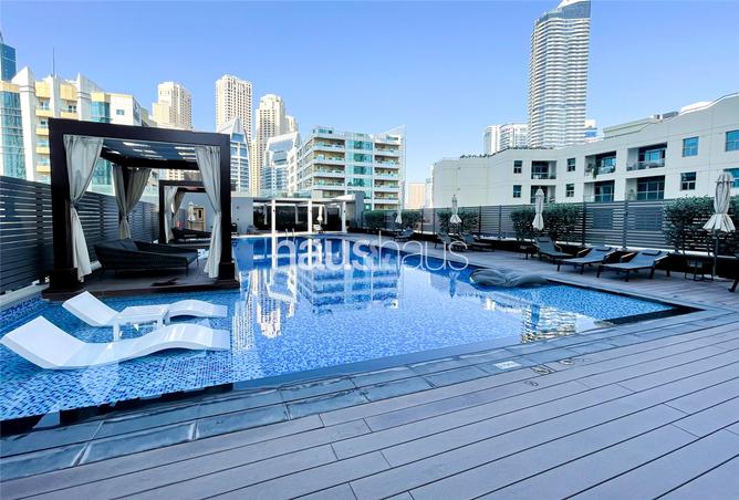 Apartment - Studio - 1 Bathroom for rent in Studio One - Dubai Marina - Dubai