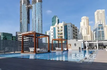 Apartment - 1 Bedroom - 2 Bathrooms for rent in Studio One - Dubai Marina - Dubai