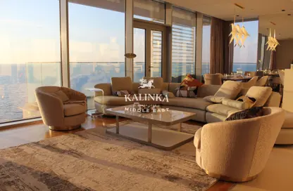 Apartment - 4 Bedrooms - 6 Bathrooms for rent in Apartment Building 1 - Bluewaters Residences - Bluewaters - Dubai