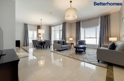 Apartment - 4 Bedrooms - 3 Bathrooms for rent in Marriott Harbour Hotel and Suites - Dubai Marina - Dubai