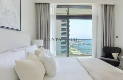 Apartment - 1 Bedroom - 2 Bathrooms for sale in Beach Isle - EMAAR Beachfront - Dubai Harbour - Dubai