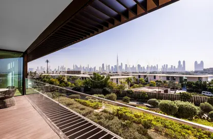 Balcony image for: Apartment - 3 Bedrooms - 5 Bathrooms for rent in Bulgari Resort  and  Residences - Jumeirah Bay Island - Jumeirah - Dubai, Image 1