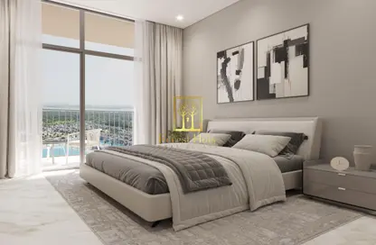 Room / Bedroom image for: Apartment - 1 Bedroom - 1 Bathroom for sale in 310 Riverside Crescent - Sobha Hartland II - Mohammed Bin Rashid City - Dubai, Image 1