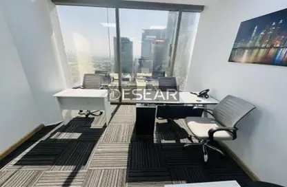 Office Space - Studio - 2 Bathrooms for rent in Al Saqr Business Tower - Sheikh Zayed Road - Dubai