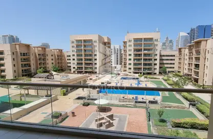 Apartment - 2 Bedrooms - 2 Bathrooms for rent in Al Dhafra 2 - Al Dhafra - Greens - Dubai