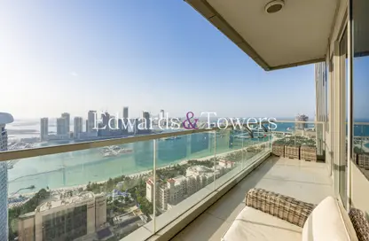 Apartment - 4 Bedrooms - 5 Bathrooms for sale in Ocean Heights - Dubai Marina - Dubai