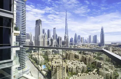 Apartment - 2 Bedrooms - 2 Bathrooms for rent in Bellevue Tower 1 - Bellevue Towers - Downtown Dubai - Dubai