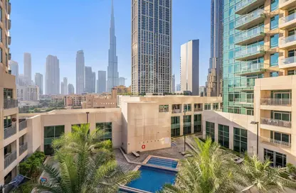 Apartment - 1 Bathroom for rent in Burj Views podium - Burj Views - Downtown Dubai - Dubai