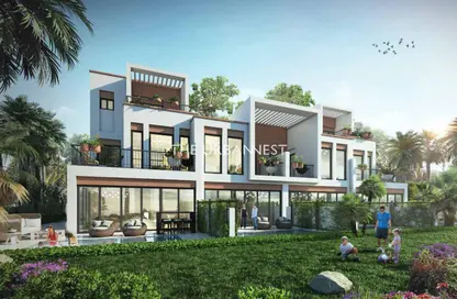 Townhouse - 4 Bedrooms - 4 Bathrooms for sale in Costa Brava 2 - Costa Brava at DAMAC Lagoons - Damac Lagoons - Dubai