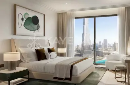 شقة - 2 غرف نوم - 3 حمامات للبيع في سانت ريجيس ريزيدنس - برج خليفة - دبي وسط المدينة - دبي