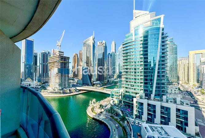 Apartment - 1 Bedroom - 1 Bathroom for sale in Time Place Tower - Dubai Marina - Dubai