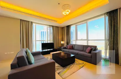 Apartment - 2 Bedrooms - 3 Bathrooms for rent in Al Jowhara Tower - Corniche Road - Abu Dhabi