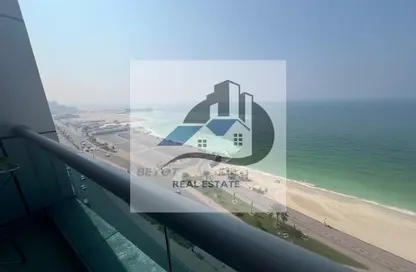 Apartment - 2 Bedrooms - 2 Bathrooms for rent in Ajman Corniche Residences - Ajman Corniche Road - Ajman