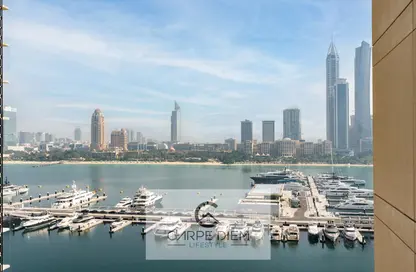 Water View image for: Apartment - 2 Bedrooms - 2 Bathrooms for rent in Marina Vista - EMAAR Beachfront - Dubai Harbour - Dubai, Image 1