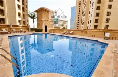 Apartment - 1 Bedroom - 2 Bathrooms for rent in Rimal 1 - Rimal - Jumeirah Beach Residence - Dubai