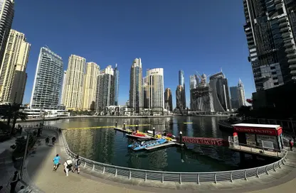 Apartment - 1 Bedroom - 2 Bathrooms for rent in Marina View Tower A - Marina View - Dubai Marina - Dubai