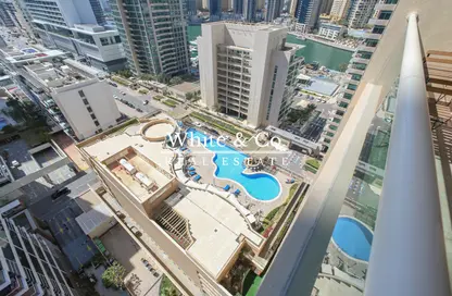 Apartment - 3 Bedrooms - 4 Bathrooms for rent in Marina Mansions - Dubai Marina - Dubai