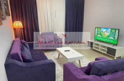 Apartment - 1 Bedroom - 2 Bathrooms for rent in Tiger 4 by ASAS - Al Khan - Sharjah