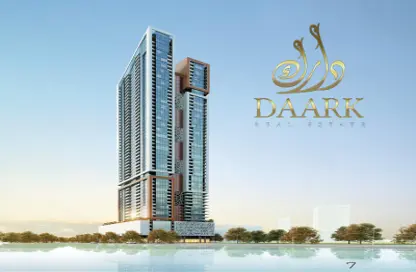 Apartment - 3 Bedrooms - 5 Bathrooms for sale in Faradis Tower - Al Mamzar - Sharjah - Sharjah