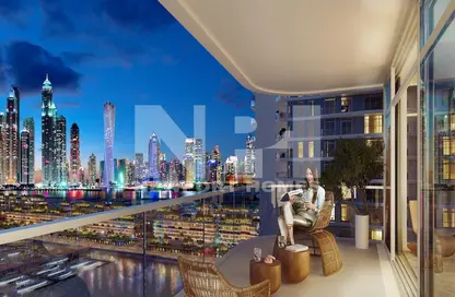 Apartment - 3 Bedrooms - 3 Bathrooms for sale in Marina Vista - EMAAR Beachfront - Dubai Harbour - Dubai