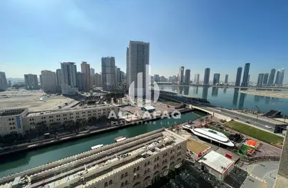 Apartment - 3 Bedrooms - 5 Bathrooms for rent in Al Ghazal Tower - Al Khan Lagoon - Al Khan - Sharjah