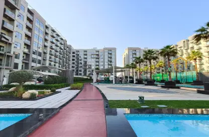 Apartment - 1 Bedroom - 2 Bathrooms for rent in Lawnz by Danube Block 2 - Lawnz by Danube - International City - Dubai