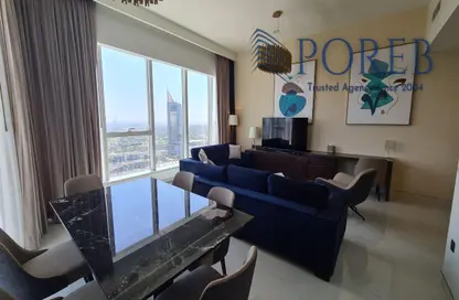 Apartment - 2 Bedrooms - 4 Bathrooms for rent in Palm View - Dubai Media City - Dubai