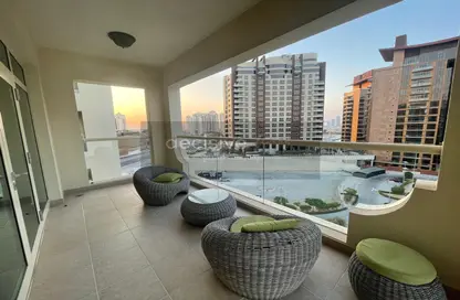 Apartment - 2 Bedrooms - 3 Bathrooms for rent in Al Das - Shoreline Apartments - Palm Jumeirah - Dubai