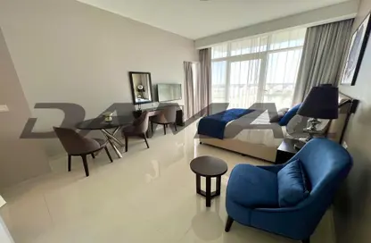 Living / Dining Room image for: Apartment - 2 Bathrooms for rent in Artesia C - Artesia - DAMAC Hills - Dubai, Image 1