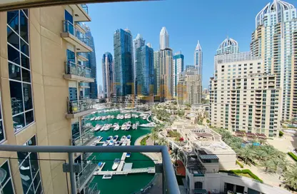 Apartment - 2 Bedrooms - 2 Bathrooms for rent in Al Habtoor Tower - Dubai Marina - Dubai