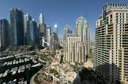 Apartment - 1 Bedroom - 1 Bathroom for rent in Al Habtoor Tower - Dubai Marina - Dubai