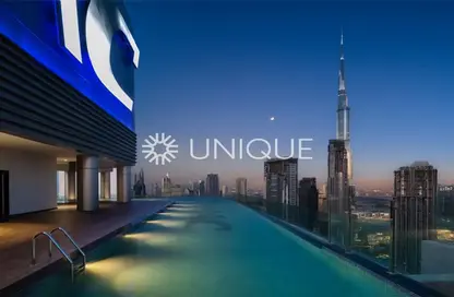 صورة لـ حوض سباحة النزل و الشقق الفندقية - 1 حمام للبيع في فندق ومساكن برج باراماونت - الخليج التجاري - دبي ، صورة رقم 1