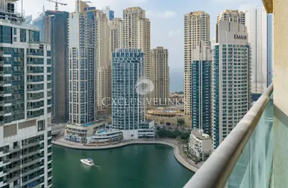 Apartment - 1 Bedroom - 2 Bathrooms for rent in Time Place Tower - Dubai Marina - Dubai