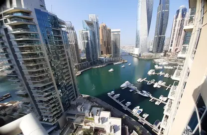 Apartment - 1 Bedroom - 2 Bathrooms for rent in Al Habtoor Tower - Dubai Marina - Dubai