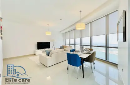 Apartment - 1 Bedroom - 2 Bathrooms for rent in Etihad Tower 2 - Etihad Towers - Corniche Road - Abu Dhabi