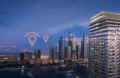 Apartment - 2 Bedrooms - 3 Bathrooms for sale in Beachgate by Address - EMAAR Beachfront - Dubai Harbour - Dubai