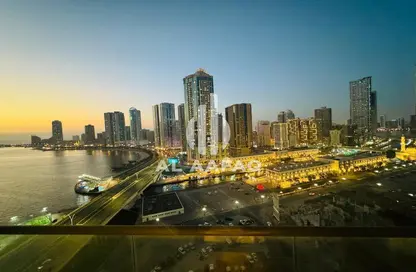 Apartment - 2 Bedrooms - 4 Bathrooms for rent in La Plage Tower 2 - Al Mamzar - Sharjah - Sharjah