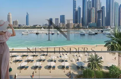 Apartment - 3 Bedrooms - 4 Bathrooms for sale in Palace Beach Residence - EMAAR Beachfront - Dubai Harbour - Dubai