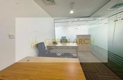 Office Space - Studio - 4 Bathrooms for rent in The Prime Tower - Business Bay - Dubai