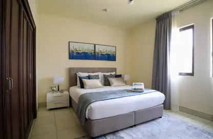 Room / Bedroom image for: Apartment - 2 Bedrooms - 3 Bathrooms for rent in Reehan 1 - Reehan - Old Town - Dubai, Image 1