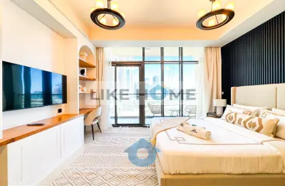 Room / Bedroom image for: Apartment - 1 Bathroom for rent in Aykon City Tower C - Aykon City - Business Bay - Dubai, Image 1