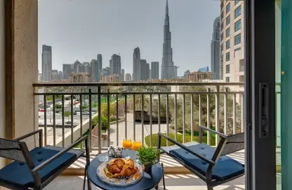 Apartment - 1 Bedroom - 2 Bathrooms for rent in Burj Views podium - Burj Views - Downtown Dubai - Dubai