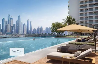 Apartment - 1 Bedroom - 1 Bathroom for sale in Palace Beach Residence - EMAAR Beachfront - Dubai Harbour - Dubai