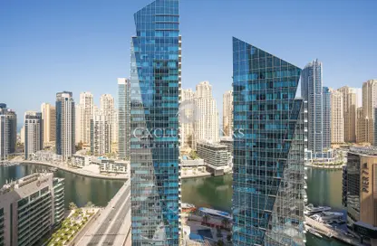 Apartment - 2 Bedrooms - 2 Bathrooms for rent in West Avenue Tower - Dubai Marina - Dubai