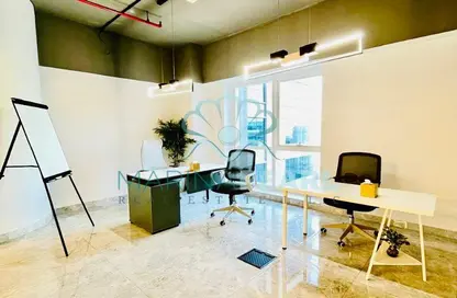 Office Space - Studio - 1 Bathroom for rent in Latifa Tower - Sheikh Zayed Road - Dubai